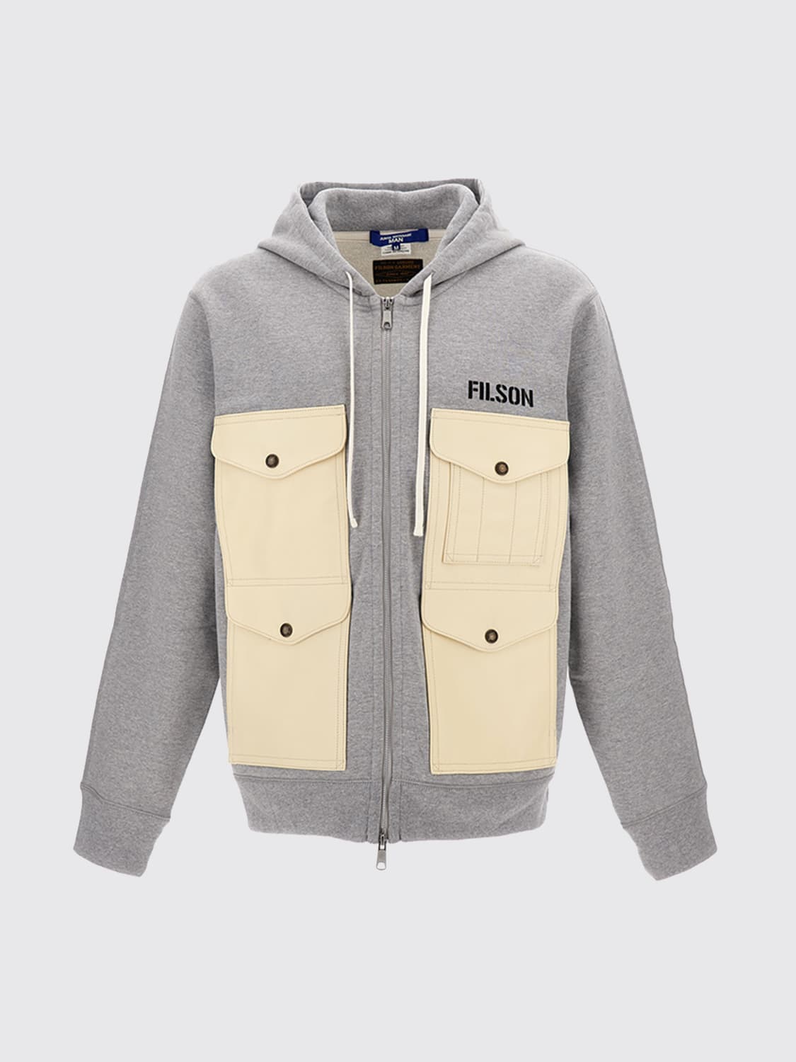 JUNYA WATANABE SWEATSHIRT: Blazer men Junya Watanabe, Grey - Img 1