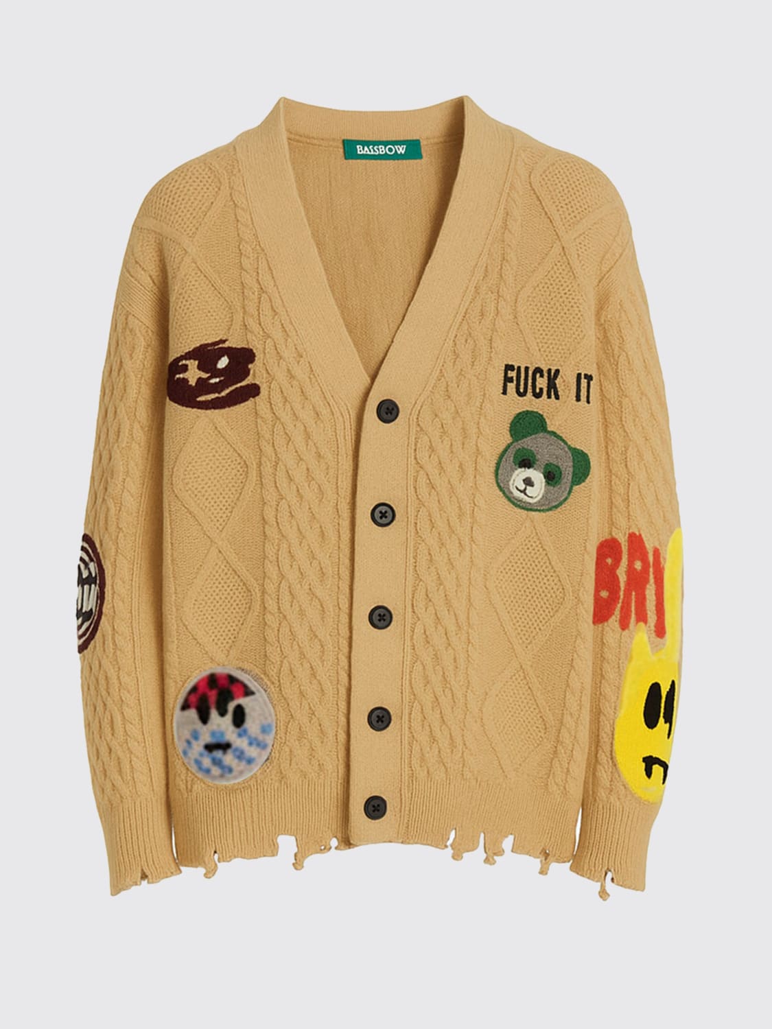 BARROW JUMPER: Cardigan men Barrow, Camel - Img 3