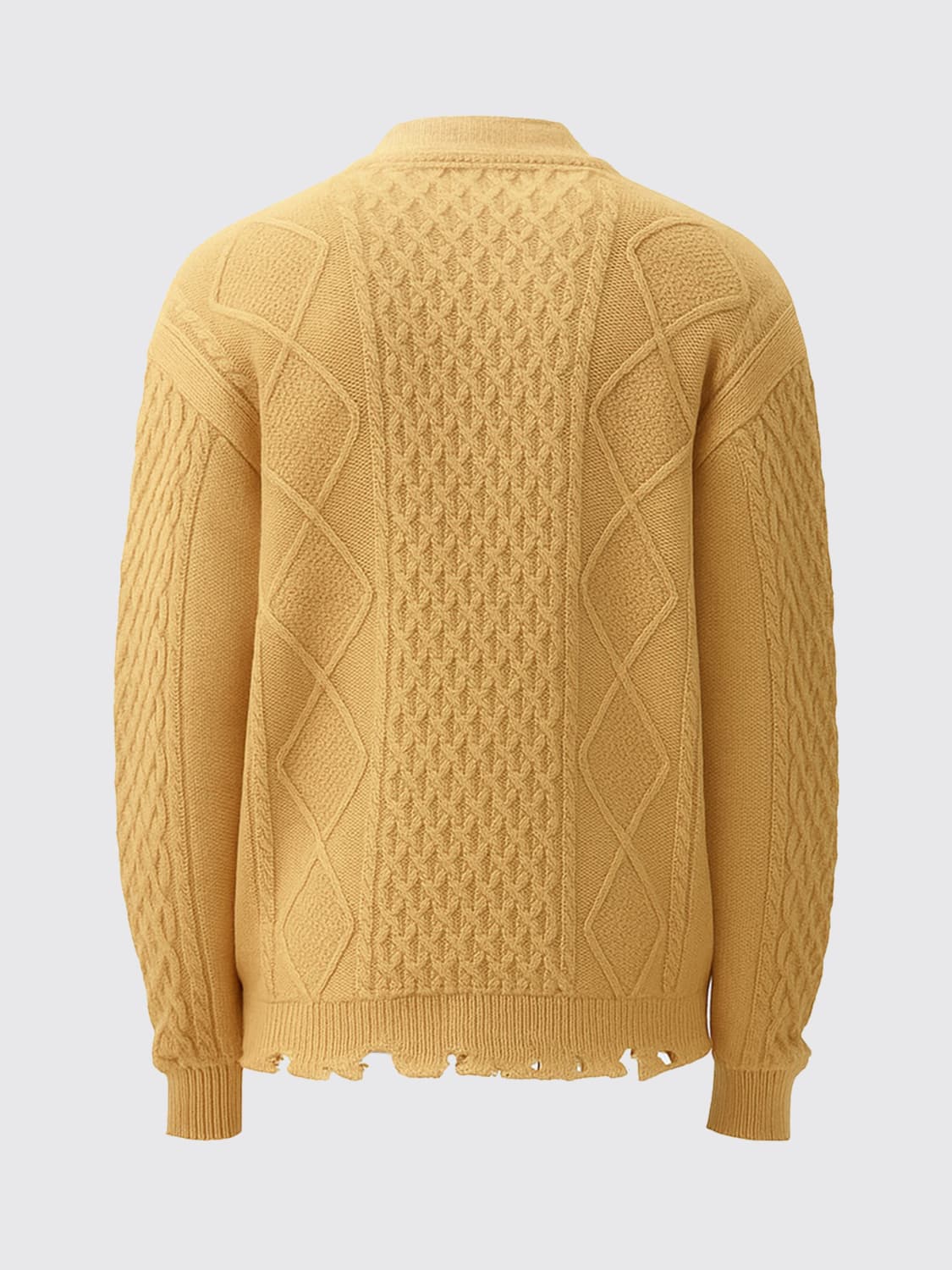 BARROW JUMPER: Cardigan men Barrow, Camel - Img 4