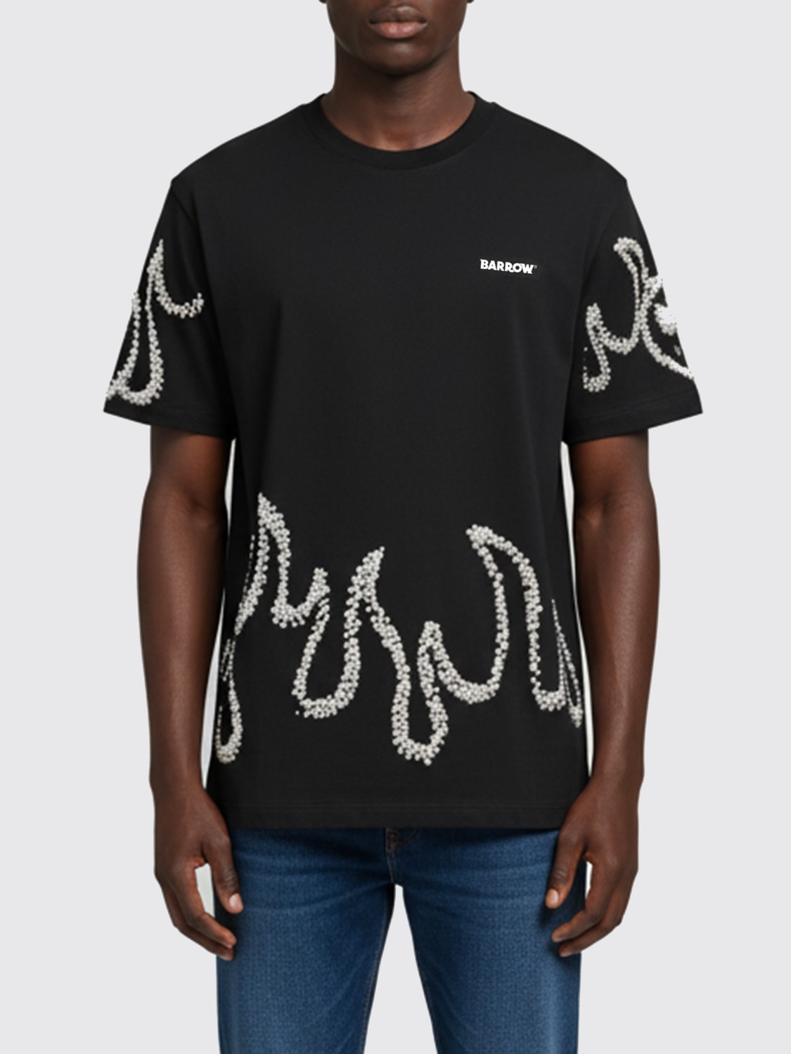 BARROW T-SHIRT: T-shirt men Barrow, Black - Img 1