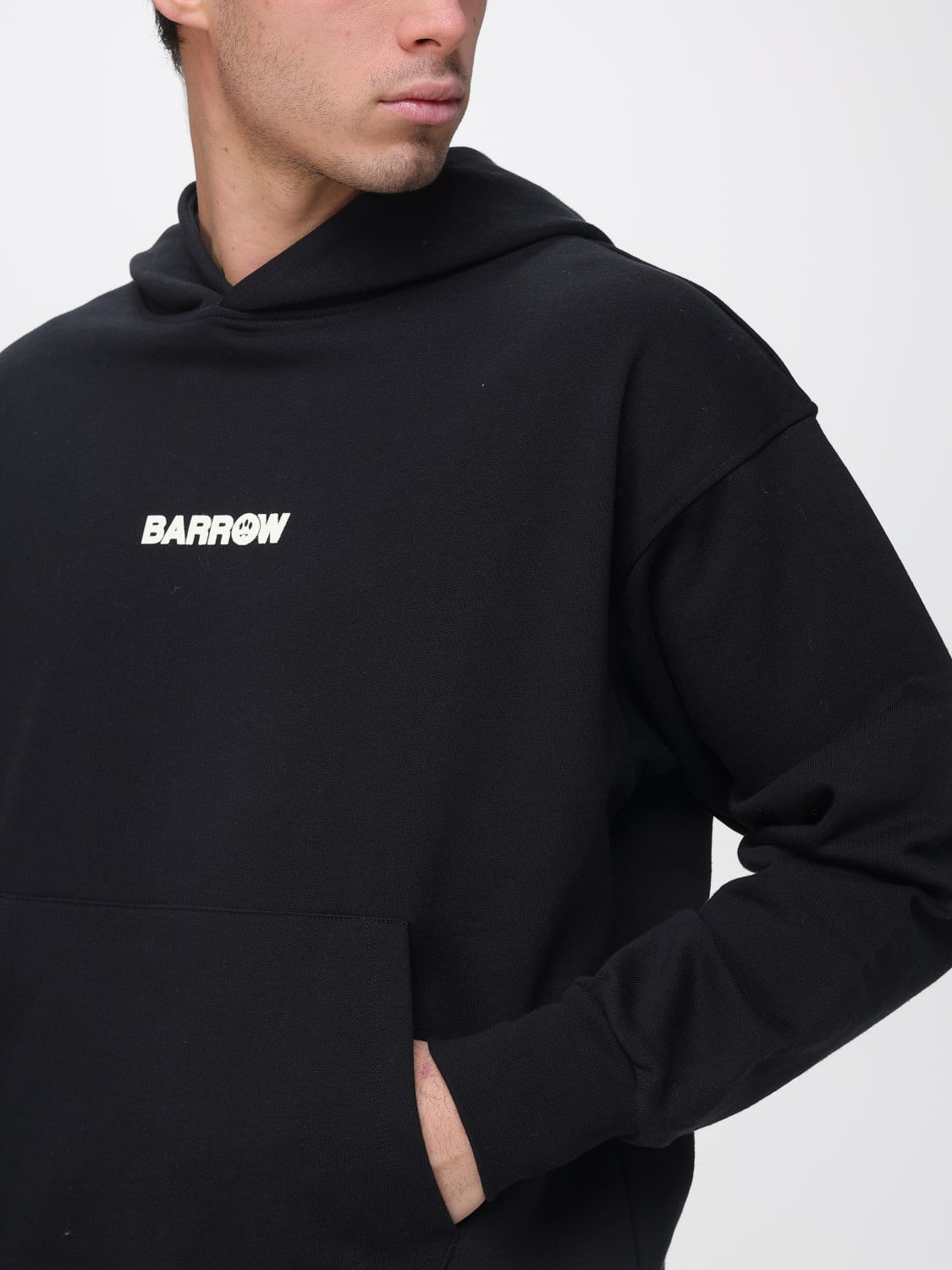BARROW SWEATSHIRT: Sweatshirt homme Barrow, Noir - Img 3