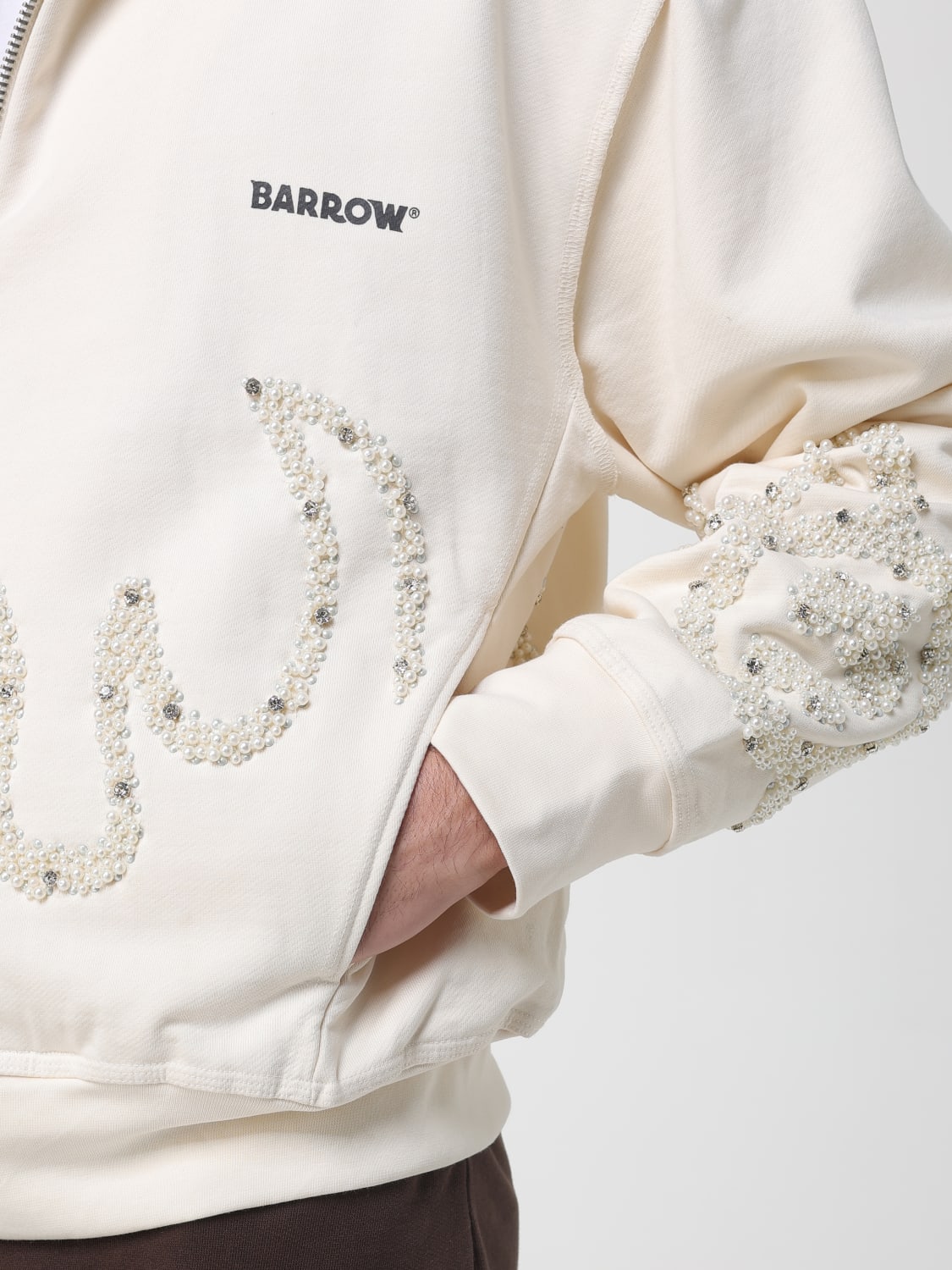 BARROW SWEATSHIRT: Sweatshirt men Barrow, Cream - Img 4
