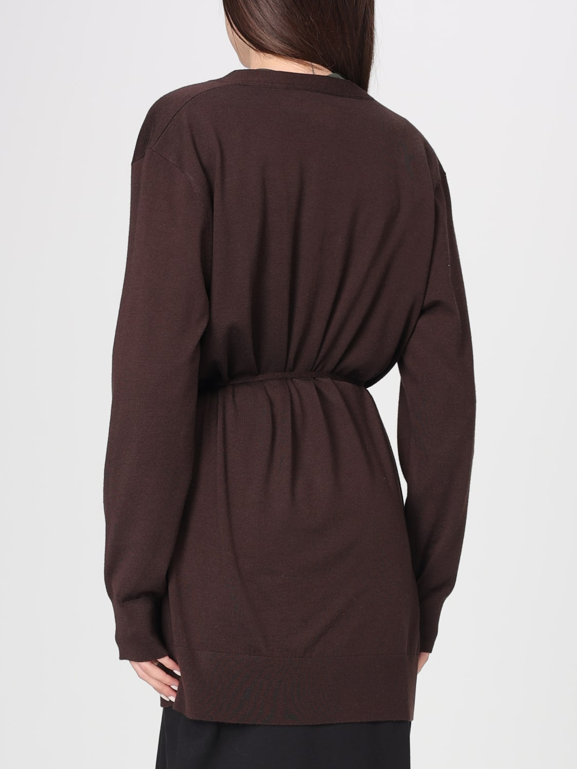 DRIES VAN NOTEN 스웨터: 카디건 여성 Dries Van Noten, 브라운 - Img 3