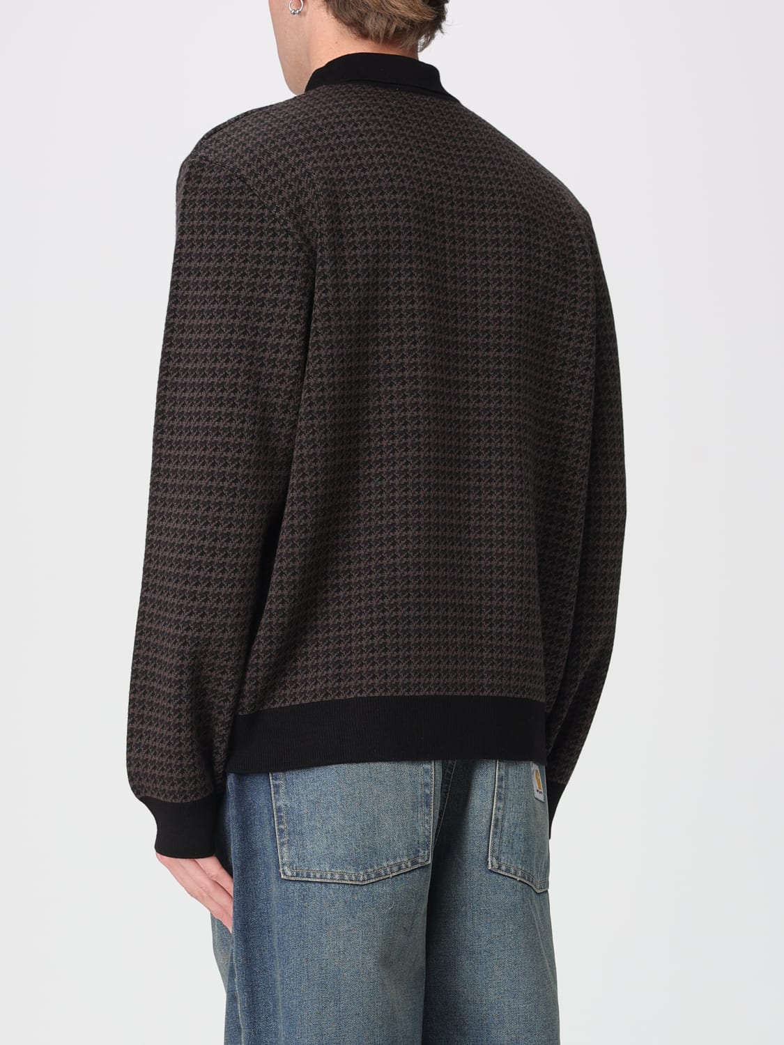 CARHARTT WIP POLO SHIRT: Sweater men Carhartt Wip, Brown - Img 2