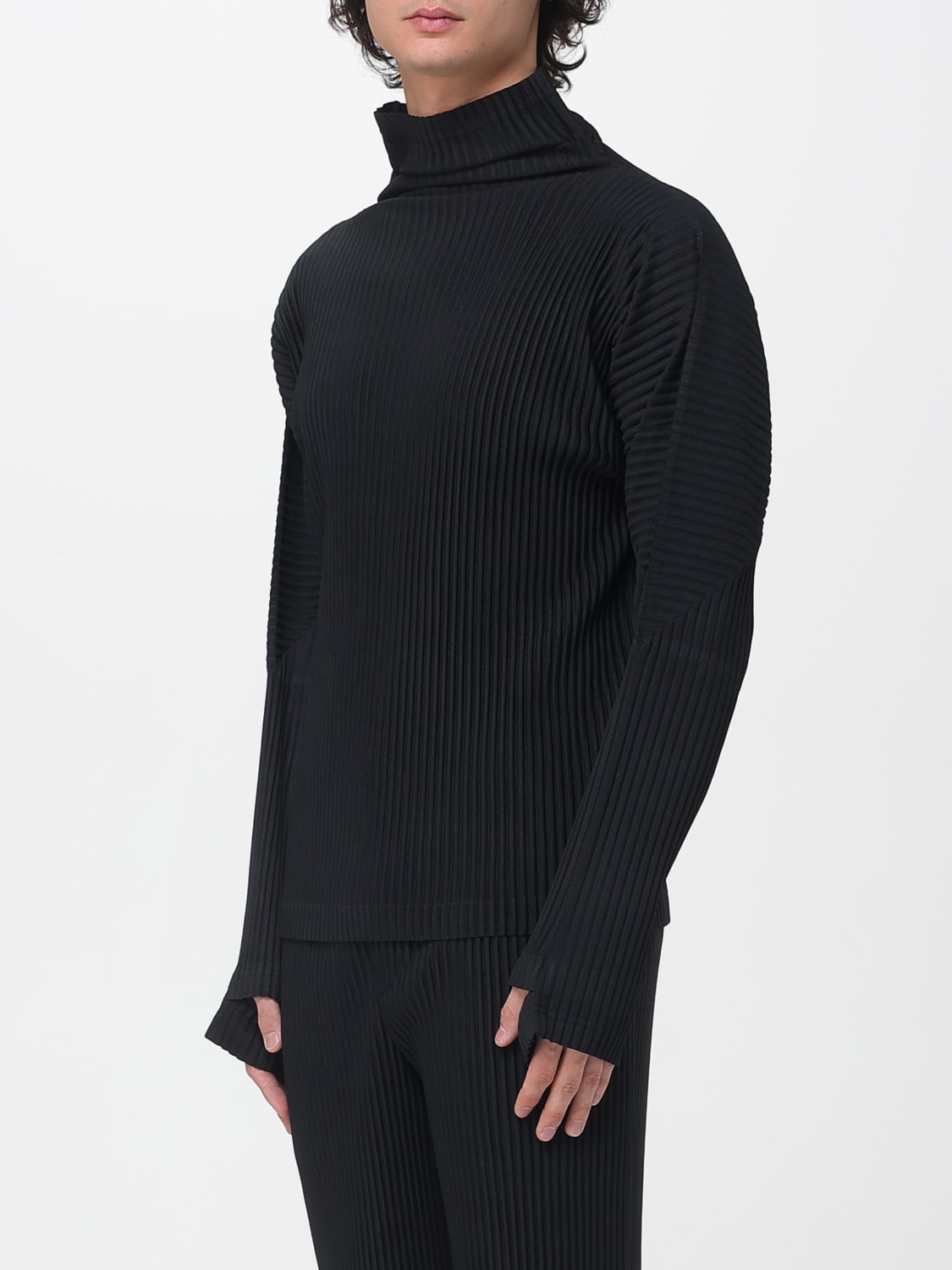 HOMME PLISSE' ISSEY MIYAKE SWEATER: Sweater men Homme Plisse' Issey Miyake, Black - Img 4