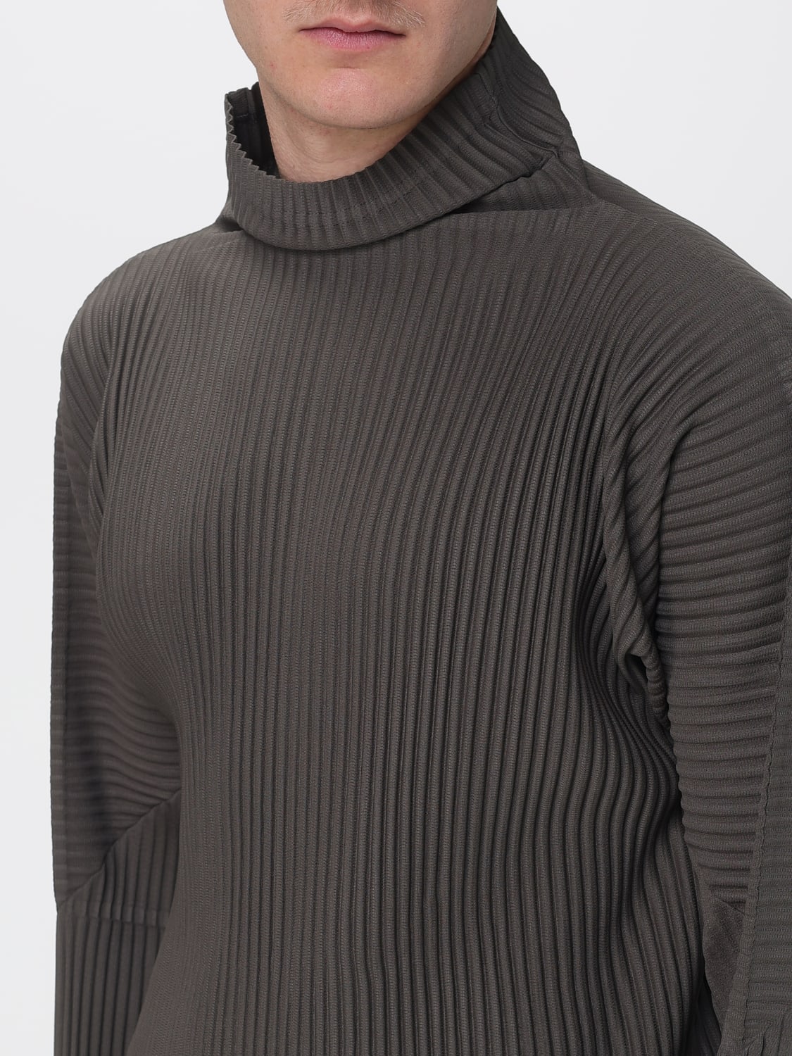HOMME PLISSE' ISSEY MIYAKE SWEATER: Sweater men Homme Plisse' Issey Miyake, Grey - Img 4
