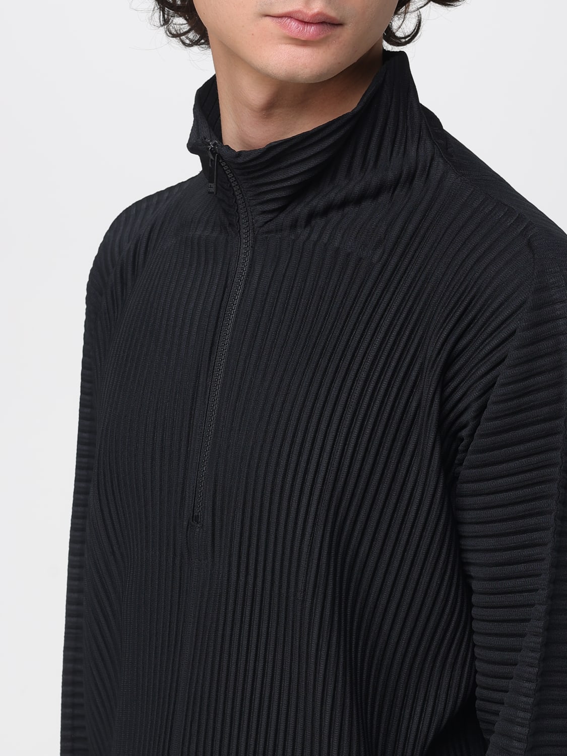 HOMME PLISSE' ISSEY MIYAKE SWEATER: Sweater men Homme Plisse' Issey Miyake, Black - Img 4