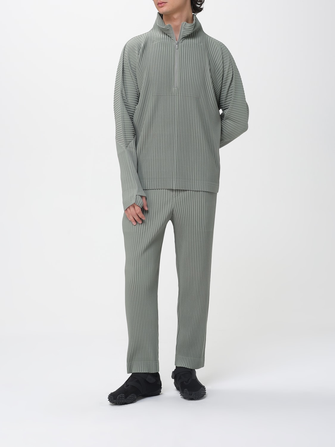 HOMME PLISSE' ISSEY MIYAKE HOSE: Hose herren Homme Plisse' Issey Miyake, Grün - Img 2