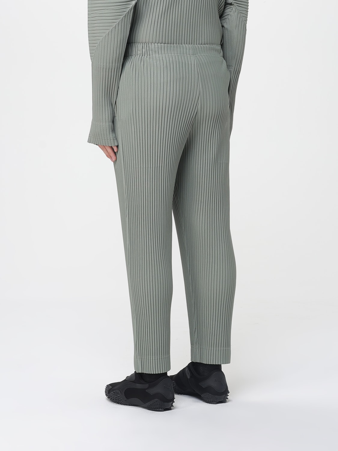 HOMME PLISSE' ISSEY MIYAKE HOSE: Hose herren Homme Plisse' Issey Miyake, Grün - Img 3