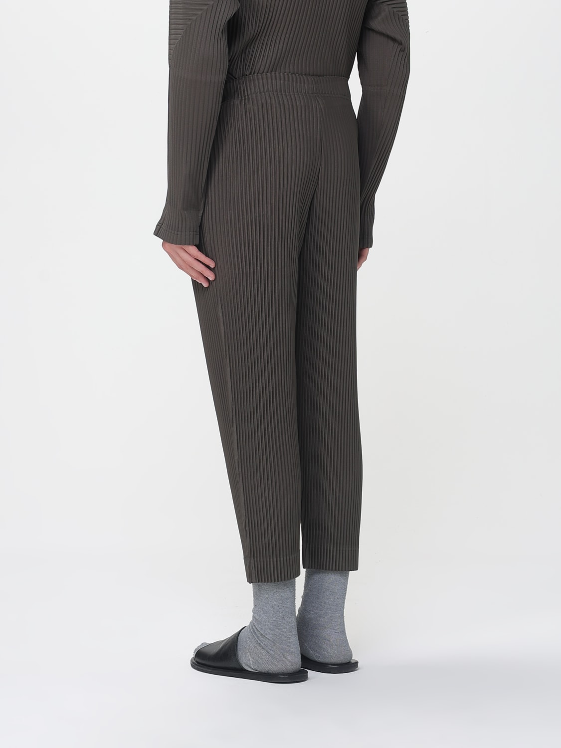 HOMME PLISSE' ISSEY MIYAKE HOSE: Hose herren Homme Plisse' Issey Miyake, Grau - Img 3