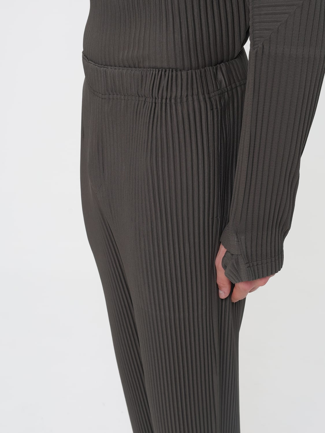HOMME PLISSE' ISSEY MIYAKE HOSE: Hose herren Homme Plisse' Issey Miyake, Grau - Img 4