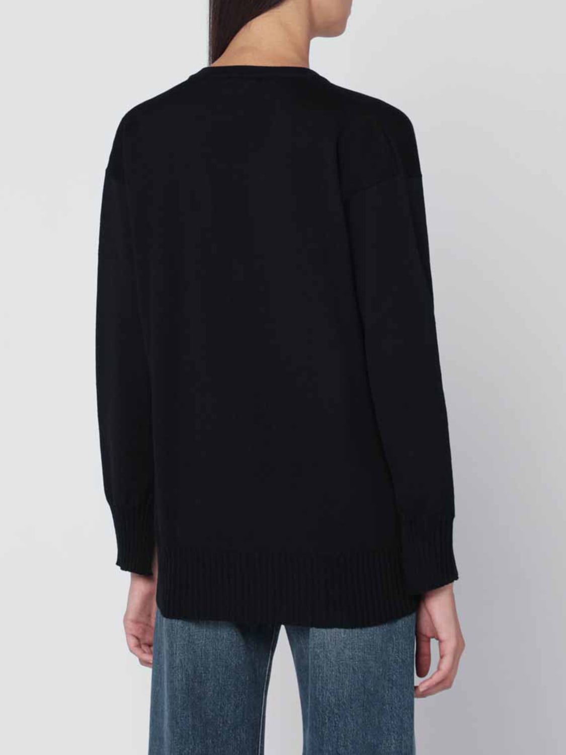 ROBERTO COLLINA PULL: Pull femme Roberto Collina, Noir - Img 3