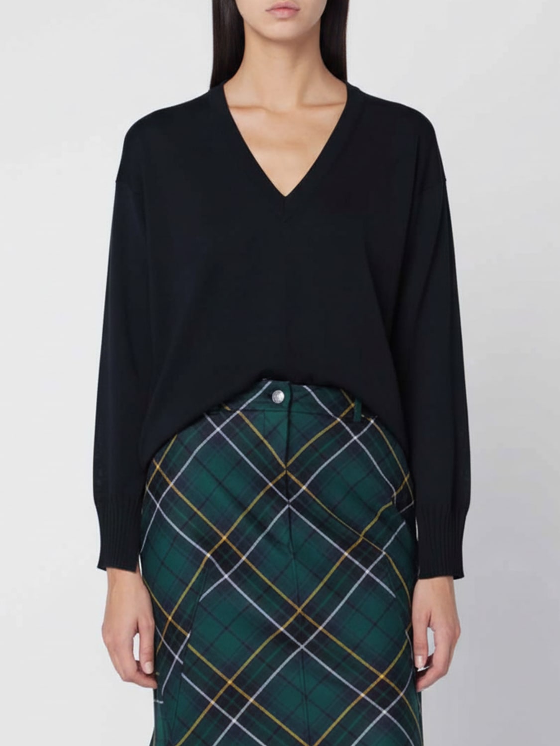 ROBERTO COLLINA PULLOVER: Pullover damen Roberto Collina, Navy - Img 1