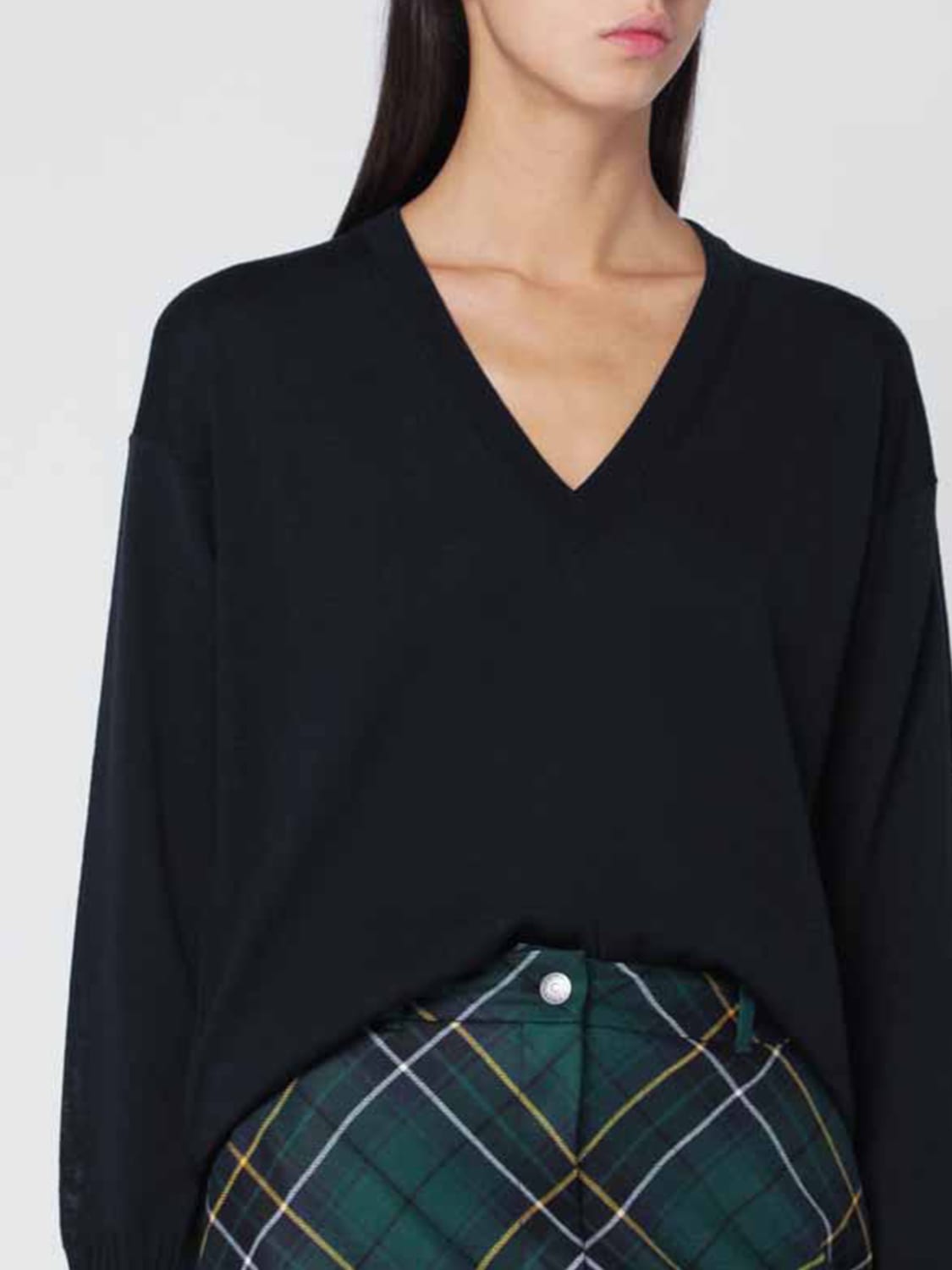 ROBERTO COLLINA PULLOVER: Pullover damen Roberto Collina, Navy - Img 4