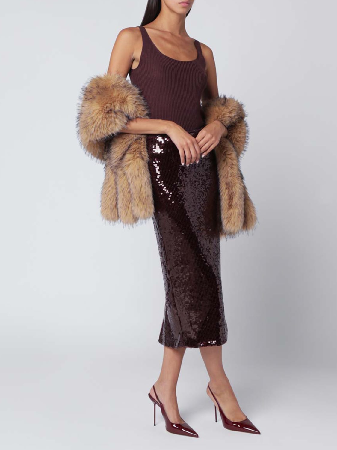 ROBERTO COLLINA SWEATER: Sweater woman Roberto Collina, Violet - Img 2