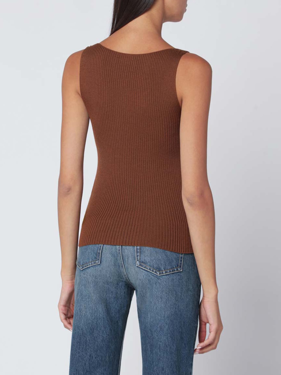 ROBERTO COLLINA PULLOVER: Pullover damen Roberto Collina, Braun - Img 3