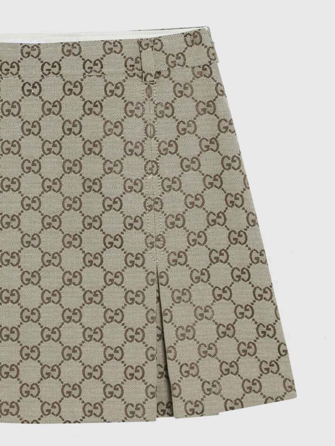 GUCCI SKIRT: Skirt kids Gucci, Camel - Img 3