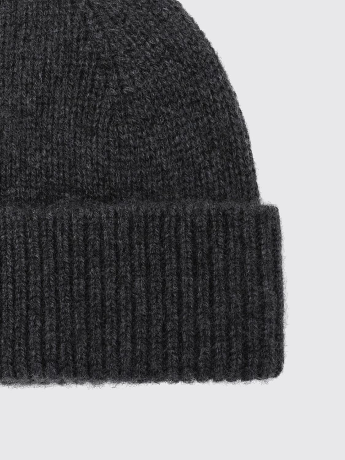 ROBERTO COLLINA CAPPELLO: Cappello Roberto Collina in cashmere, Grigio - Img 3