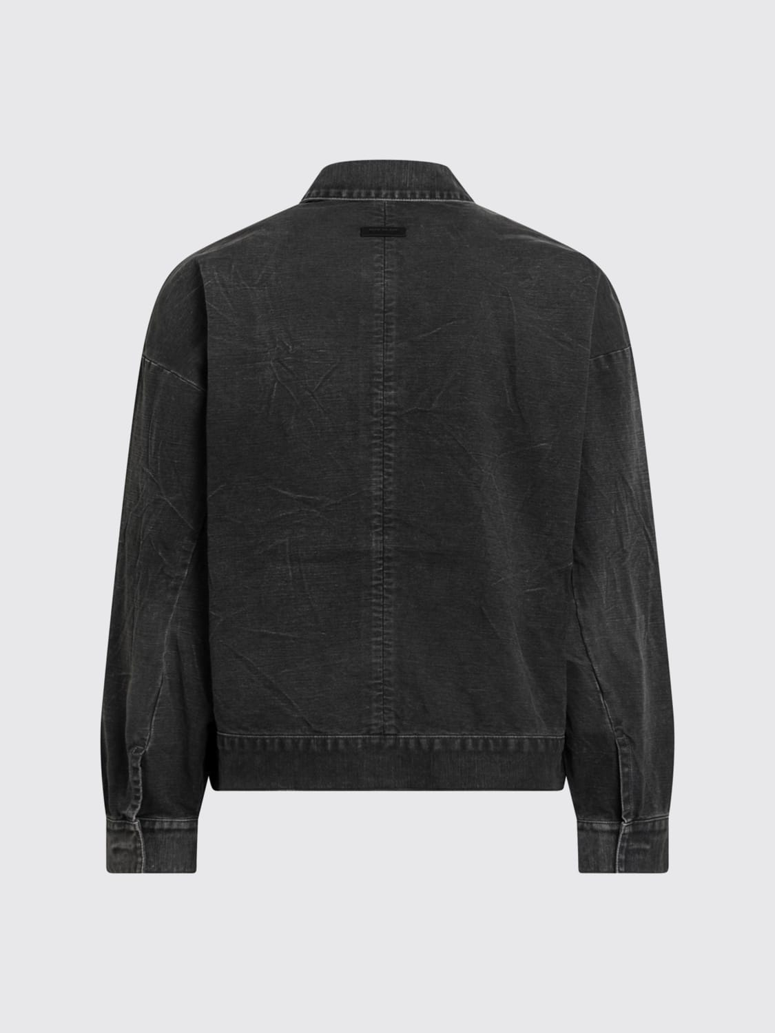 FEAR OF GOD GIACCA: Giacca camicia di cotone Fear Of God, Nero - Img 3