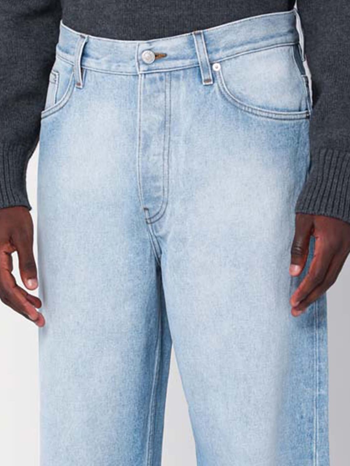DRIES VAN NOTEN JEANS: Jeans men Dries Van Noten, Blue - Img 2