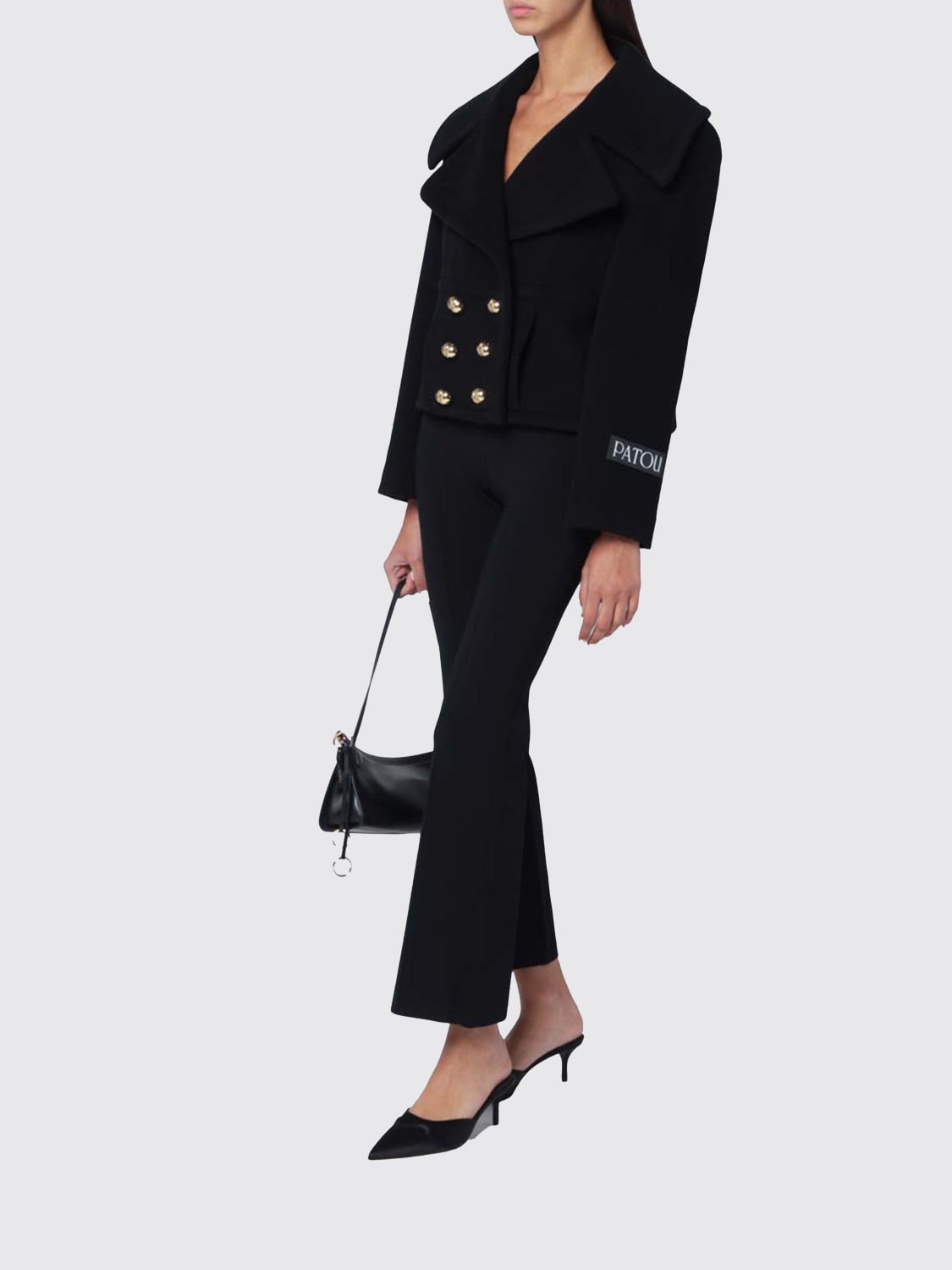 PATOU MANTEL: Mantel damen Patou, Schwarz - Img 2