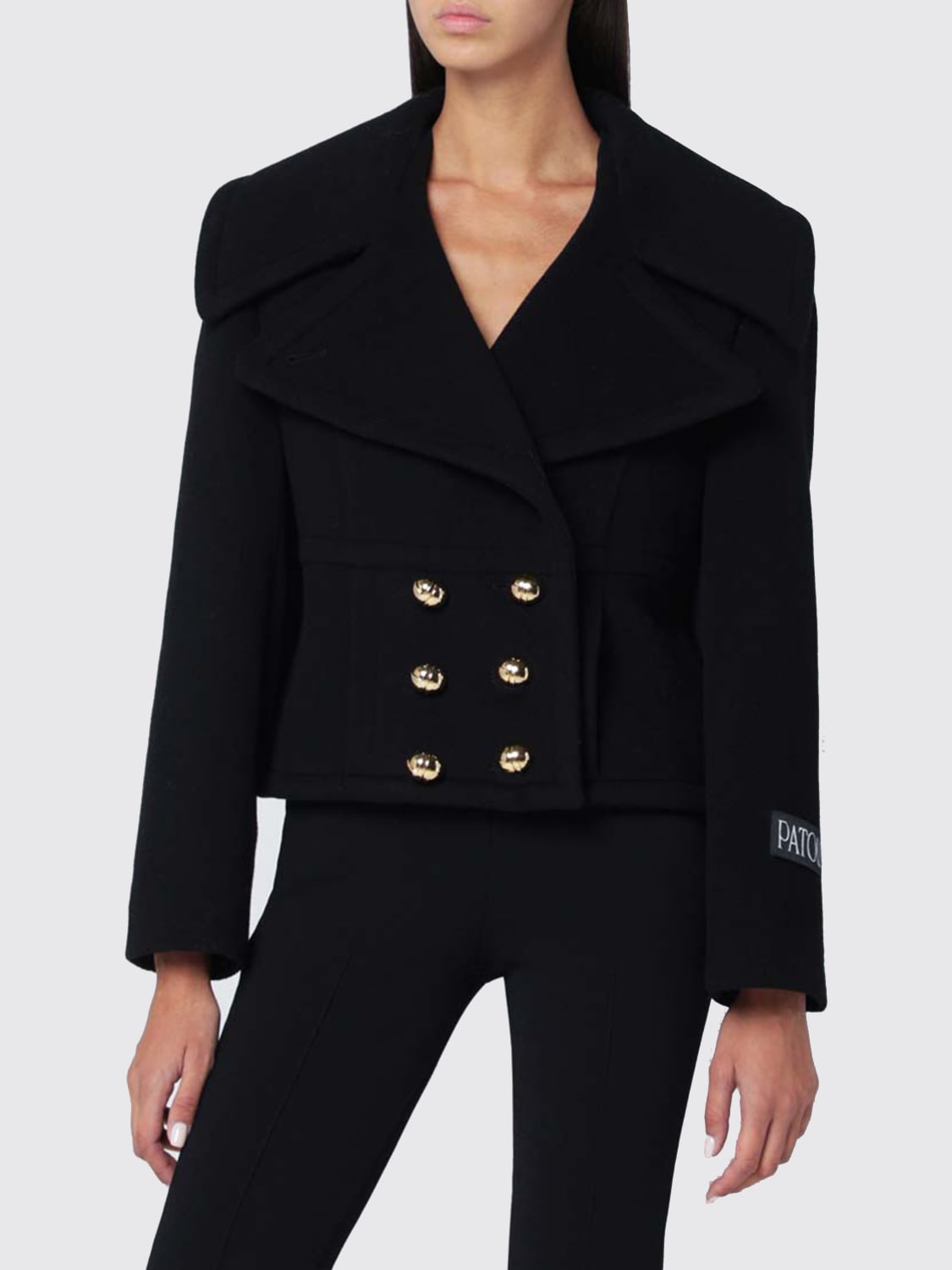 PATOU MANTEL: Mantel damen Patou, Schwarz - Img 4