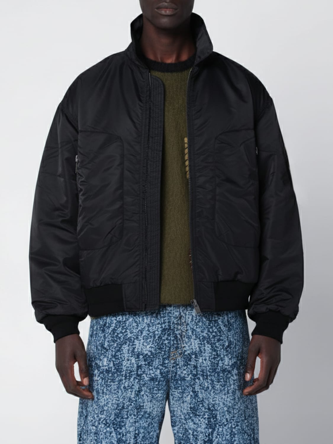 BRAIN DEAD CHAQUETA: Americana hombre Brain Dead, Negro - Img 1