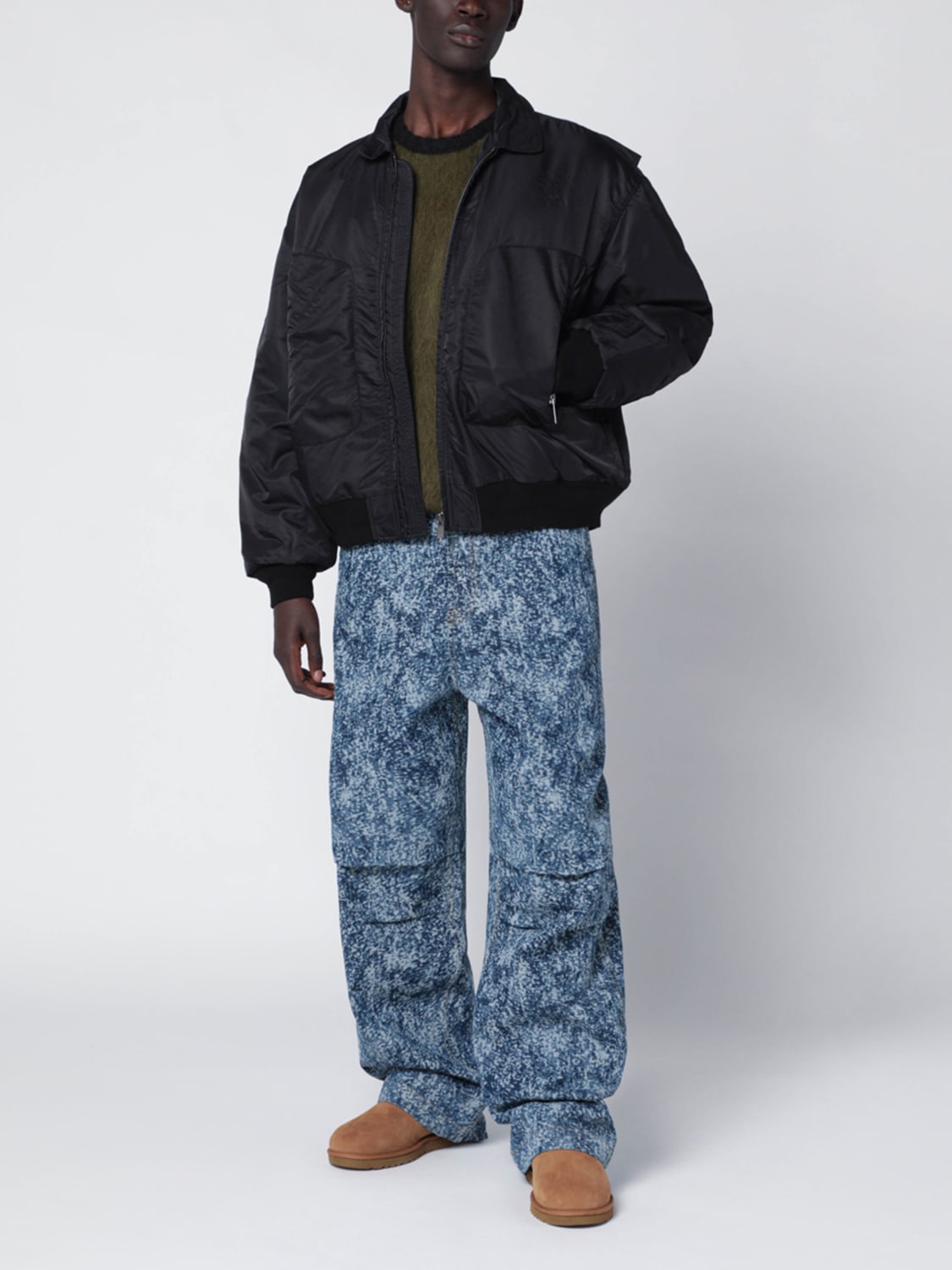 BRAIN DEAD CHAQUETA: Americana hombre Brain Dead, Negro - Img 2