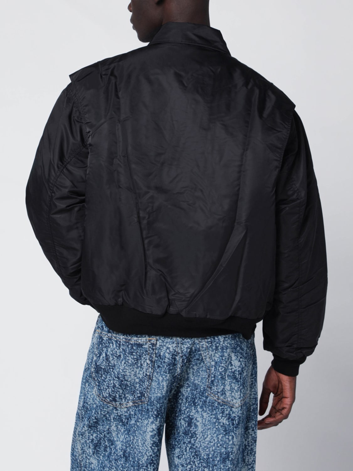 BRAIN DEAD CHAQUETA: Americana hombre Brain Dead, Negro - Img 3