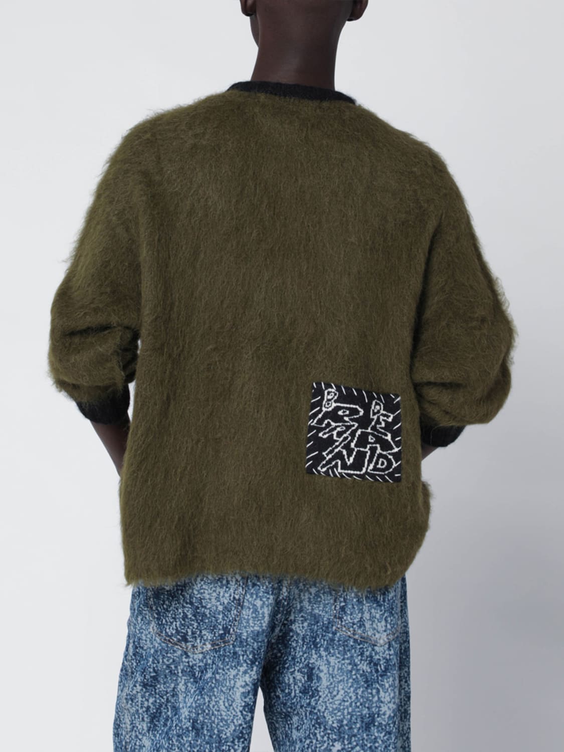 BRAIN DEAD PULLOVER: Pullover herren Brain Dead, Grün - Img 3