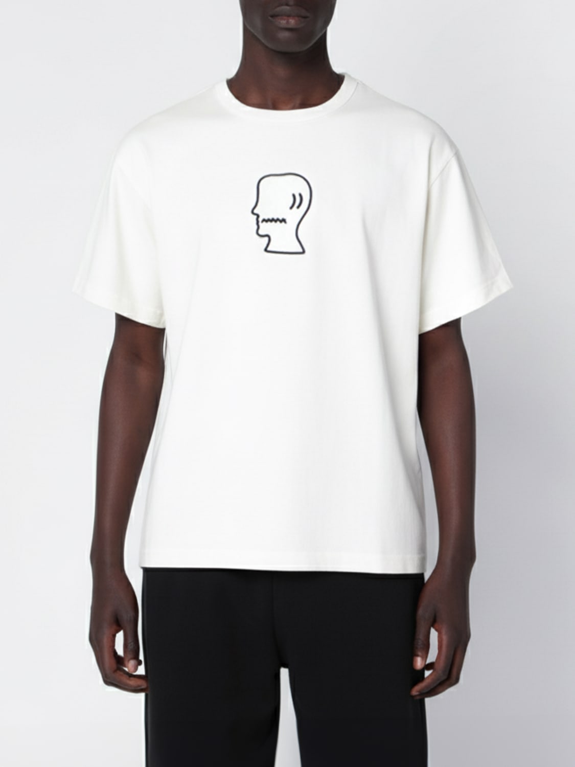 BRAIN DEAD T-SHIRT: T-shirt men Brain Dead, White - Img 1