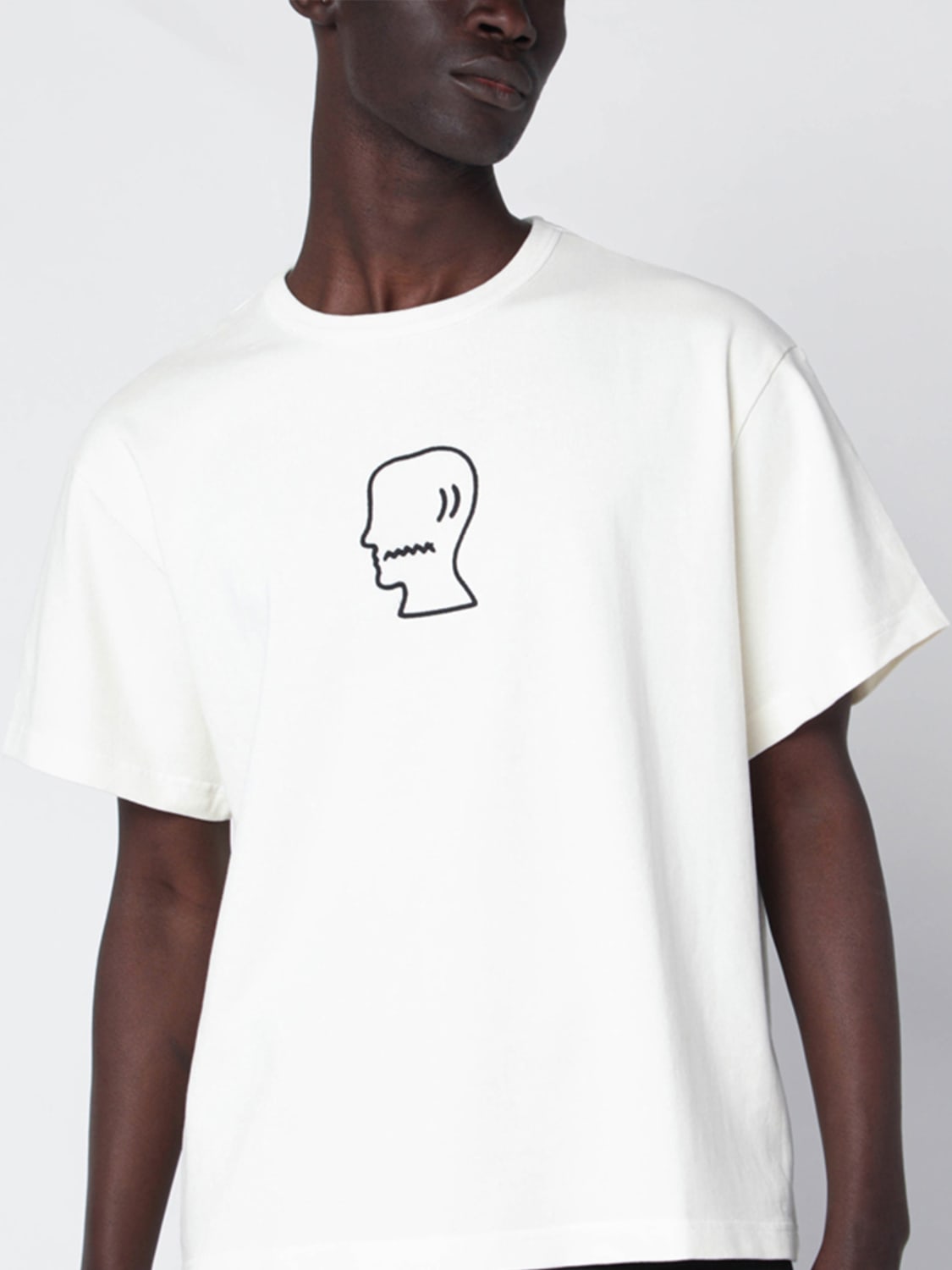 BRAIN DEAD T-SHIRT: T-shirt men Brain Dead, White - Img 4