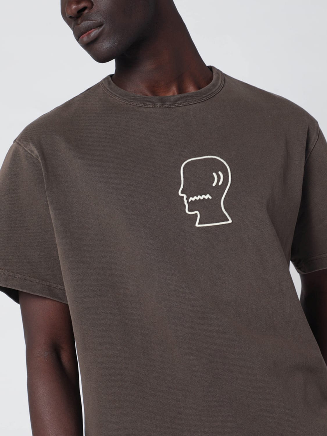 BRAIN DEAD T-SHIRT: T-shirt men Brain Dead, Brown - Img 3