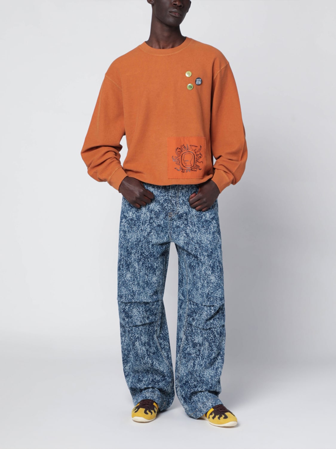 BRAIN DEAD SWEATSHIRT: Pullover herren Brain Dead, Camel - Img 2