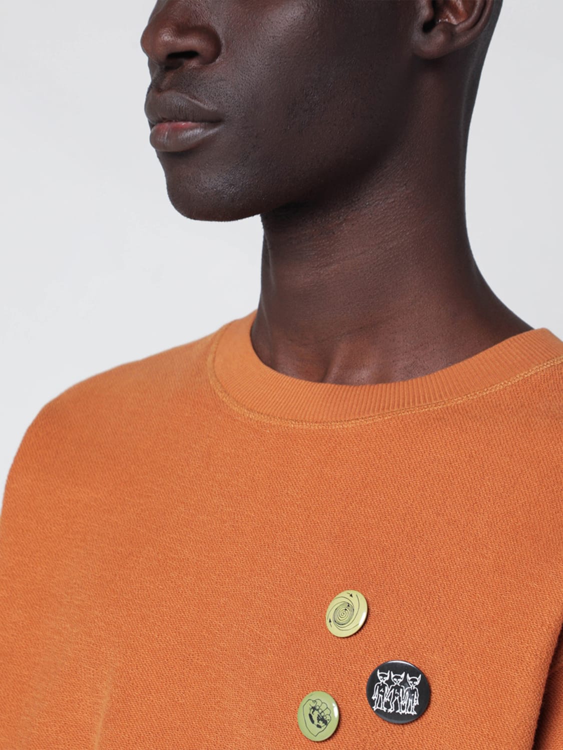 BRAIN DEAD SWEATSHIRT: Pullover herren Brain Dead, Camel - Img 3