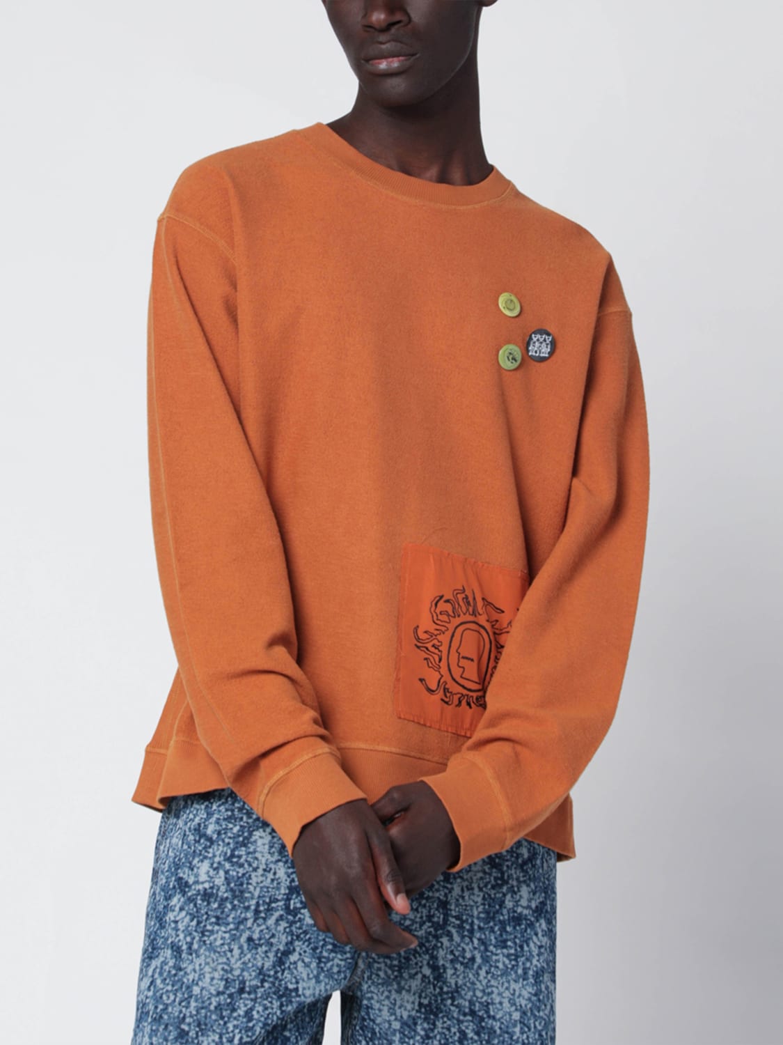 BRAIN DEAD SWEATSHIRT: Pullover herren Brain Dead, Camel - Img 4