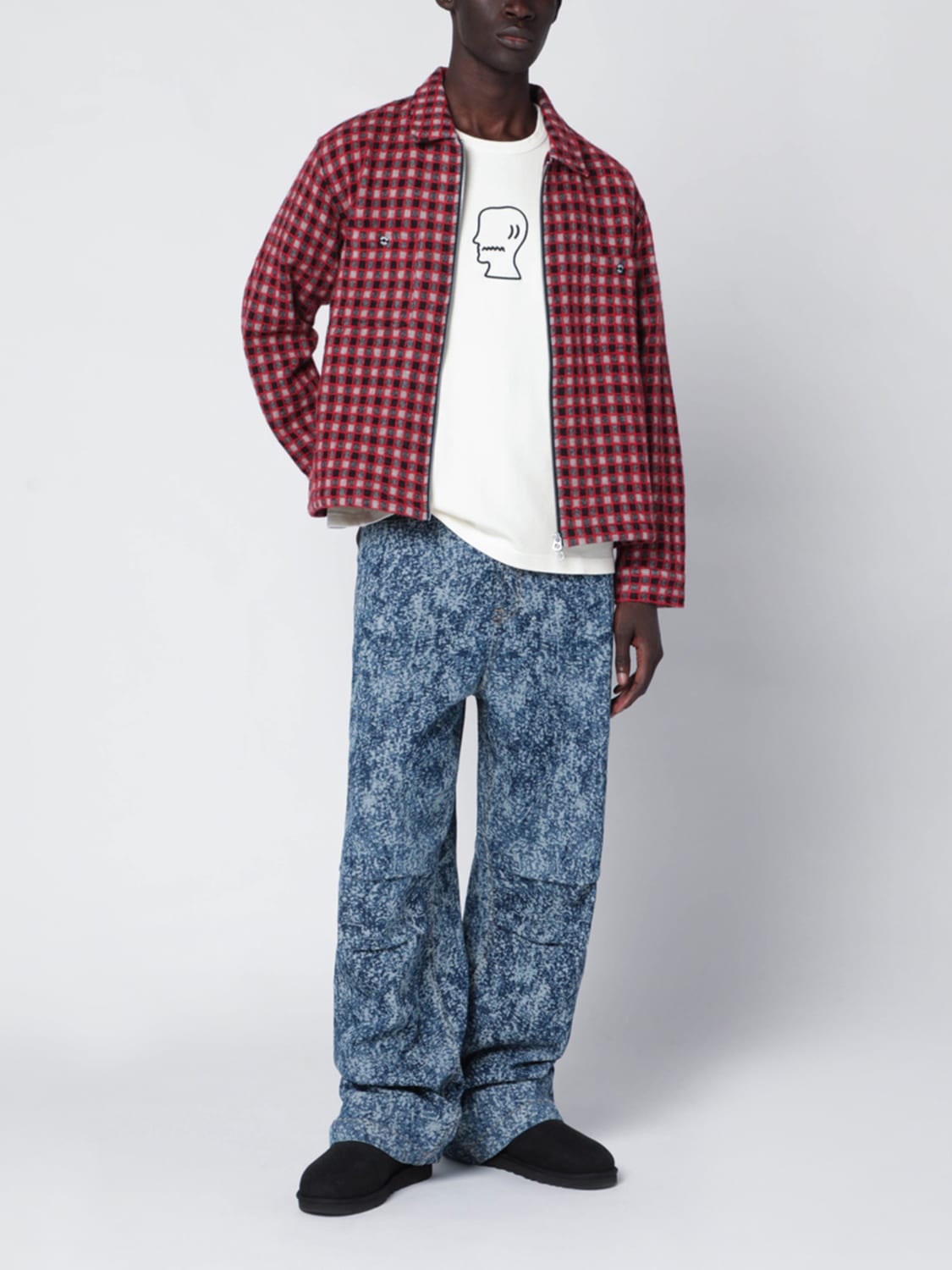 BRAIN DEAD VESTE: Blazer homme Brain Dead, Multicolore - Img 2