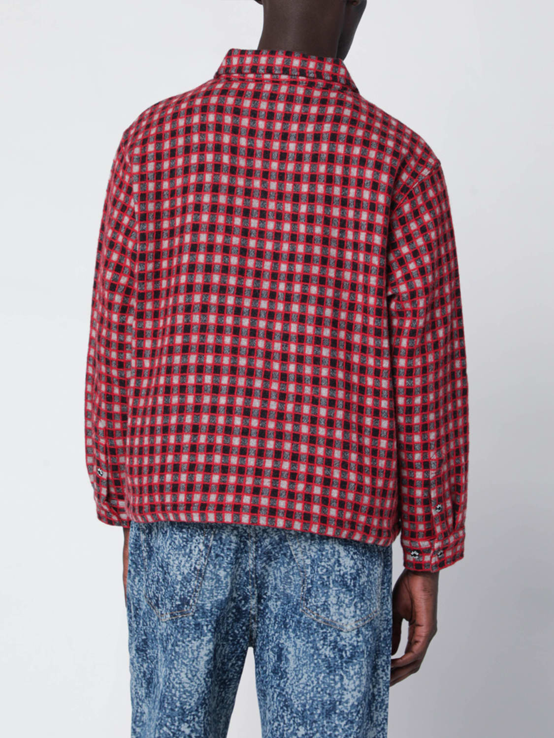 BRAIN DEAD VESTE: Blazer homme Brain Dead, Multicolore - Img 3