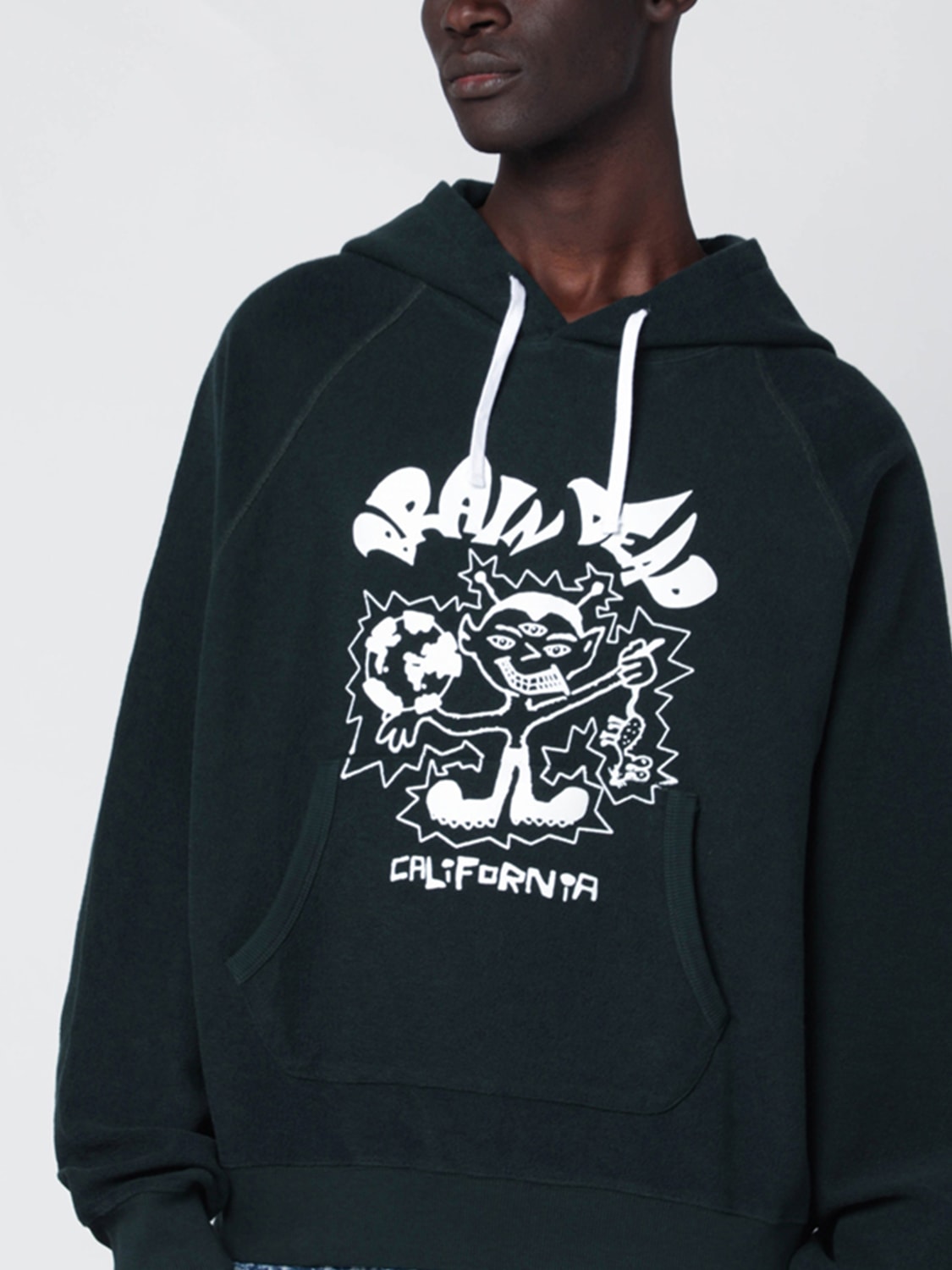 BRAIN DEAD ТОЛСТОВКА: Свитер Мужское Brain Dead, Лесной Орех - Img 4