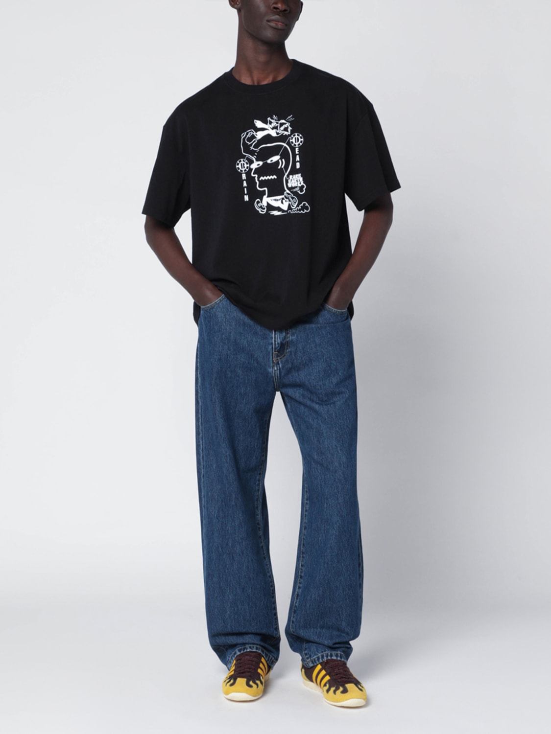 BRAIN DEAD T-SHIRT: T-shirt homme Brain Dead, Noir - Img 2