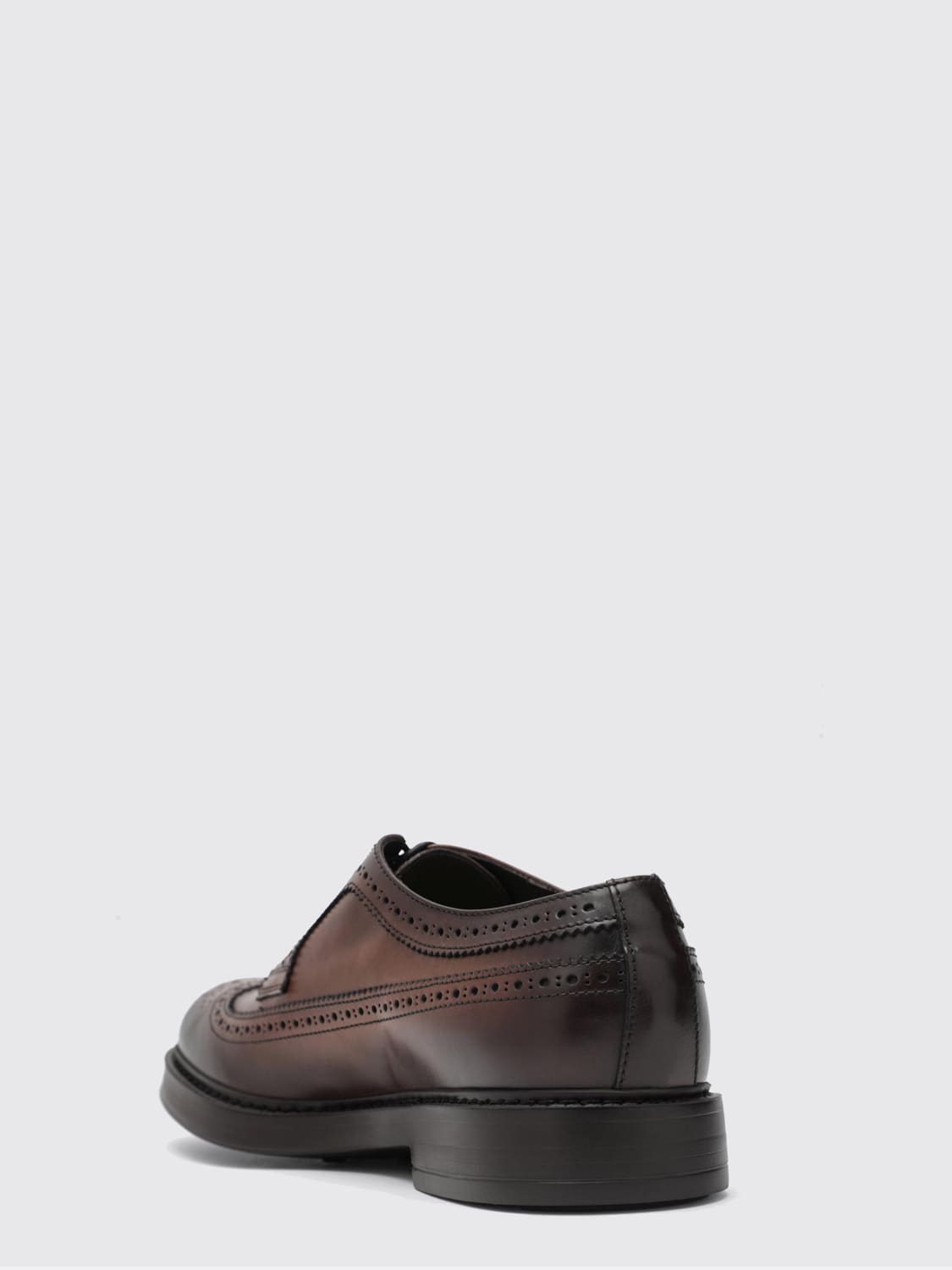 DOUCAL'S SCARPE STRINGATE: Scarpe stringate in pelle Doucal's, Marrone - Img 3