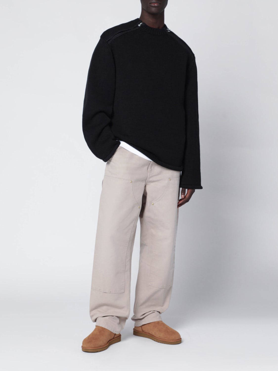 OAMC JERSEY: Jersey hombre Oamc, Negro - Img 2