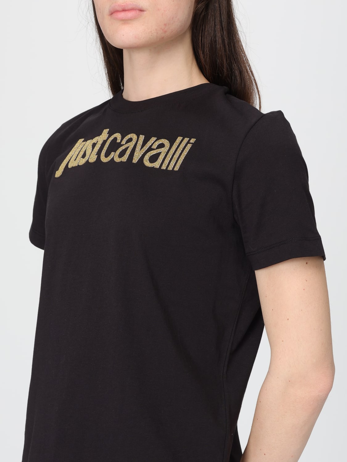 JUST CAVALLI T-SHIRT: T-shirt woman Just Cavalli, Black - Img 3