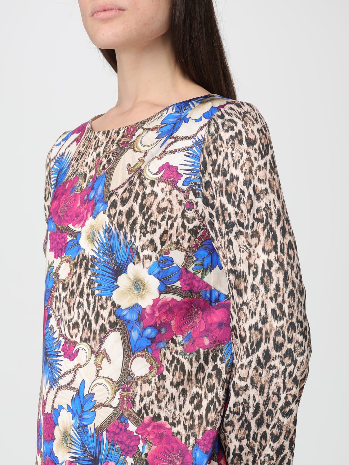 JUST CAVALLI KLEID: Kleid damen Just Cavalli, Beige - Img 3