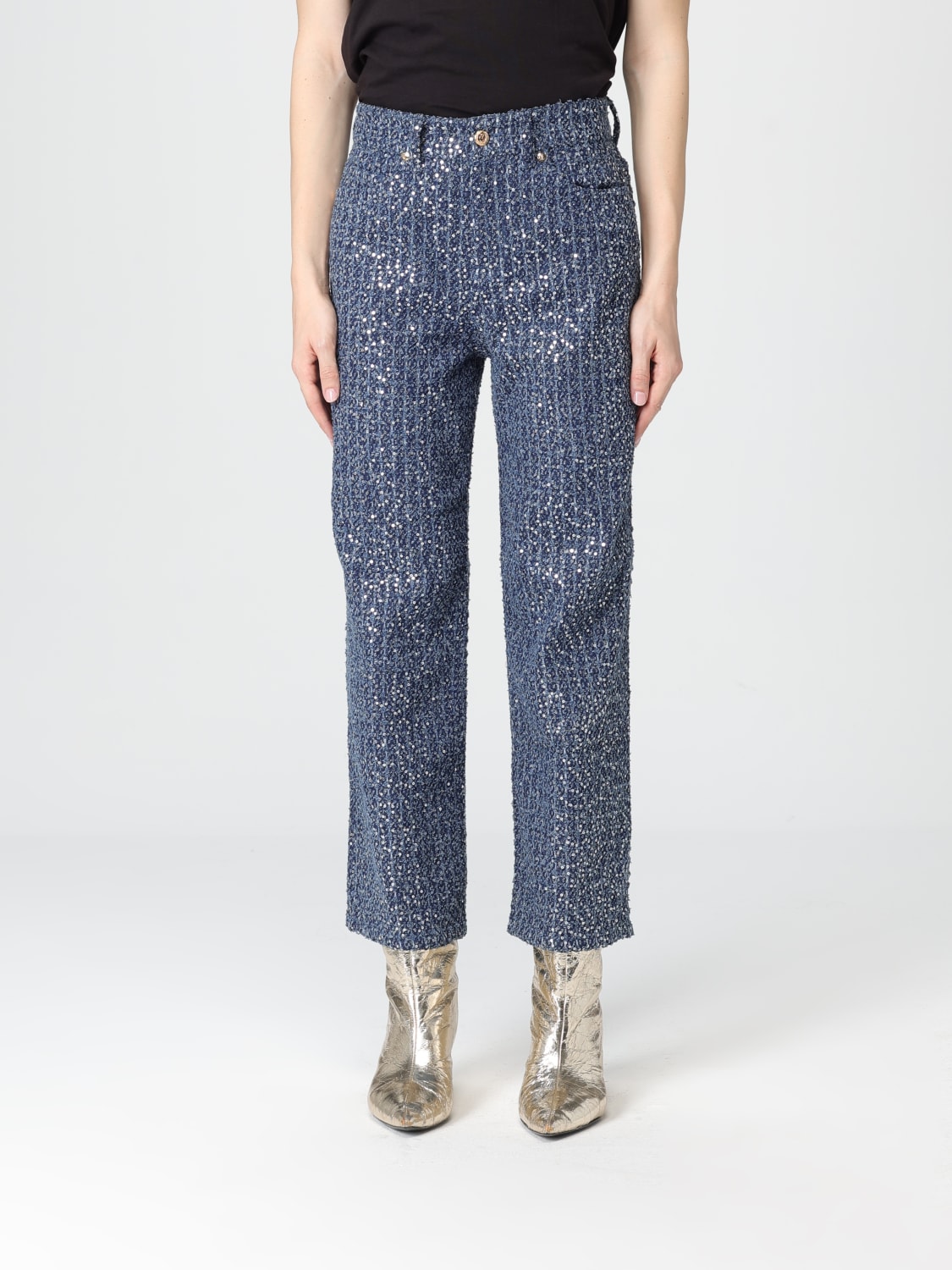 JUST CAVALLI PANTS: Pants woman Just Cavalli, Blue - Img 1