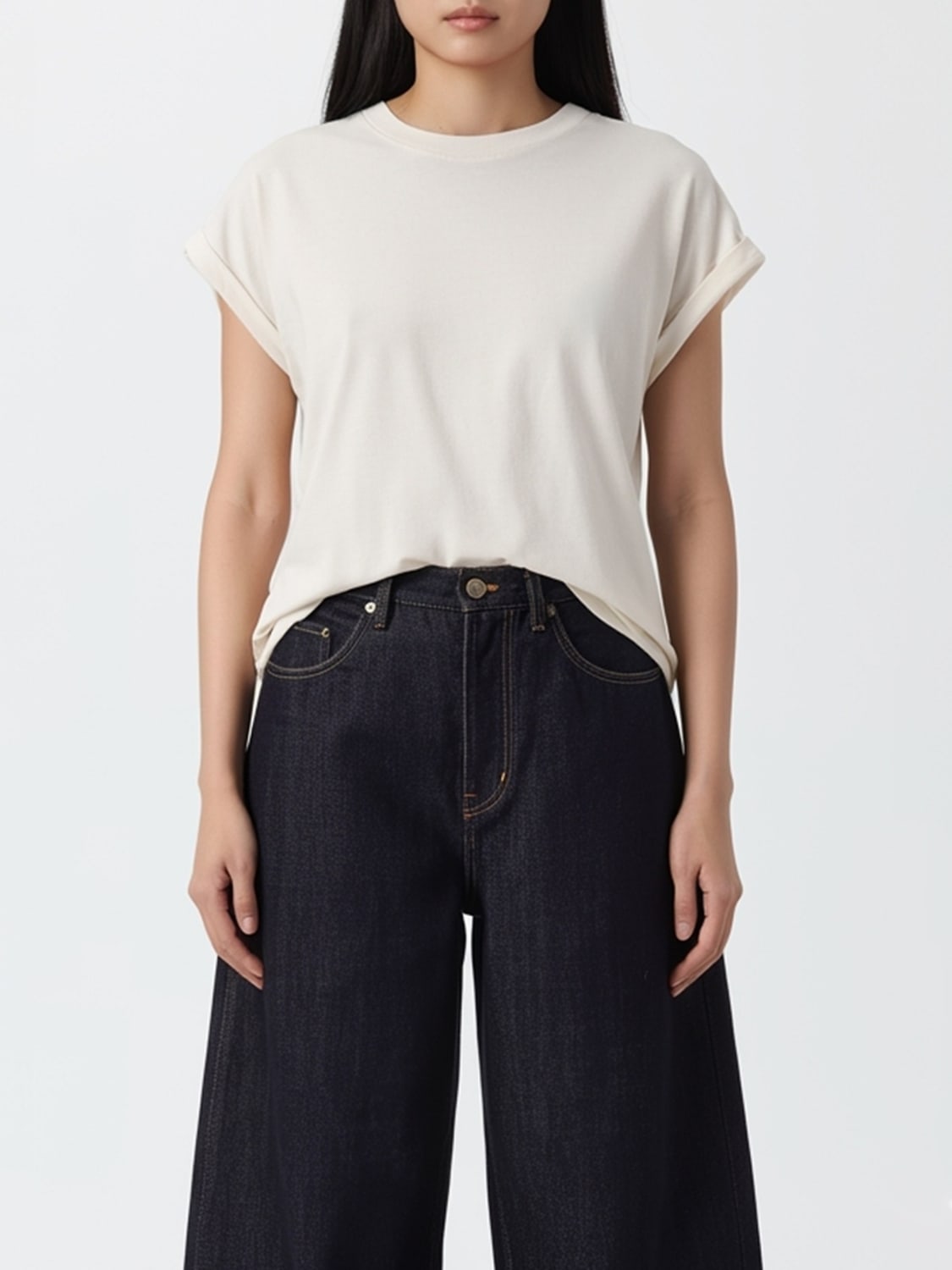 ELEVENTY T-SHIRT: T-shirt femme Eleventy, Blanc - Img 1