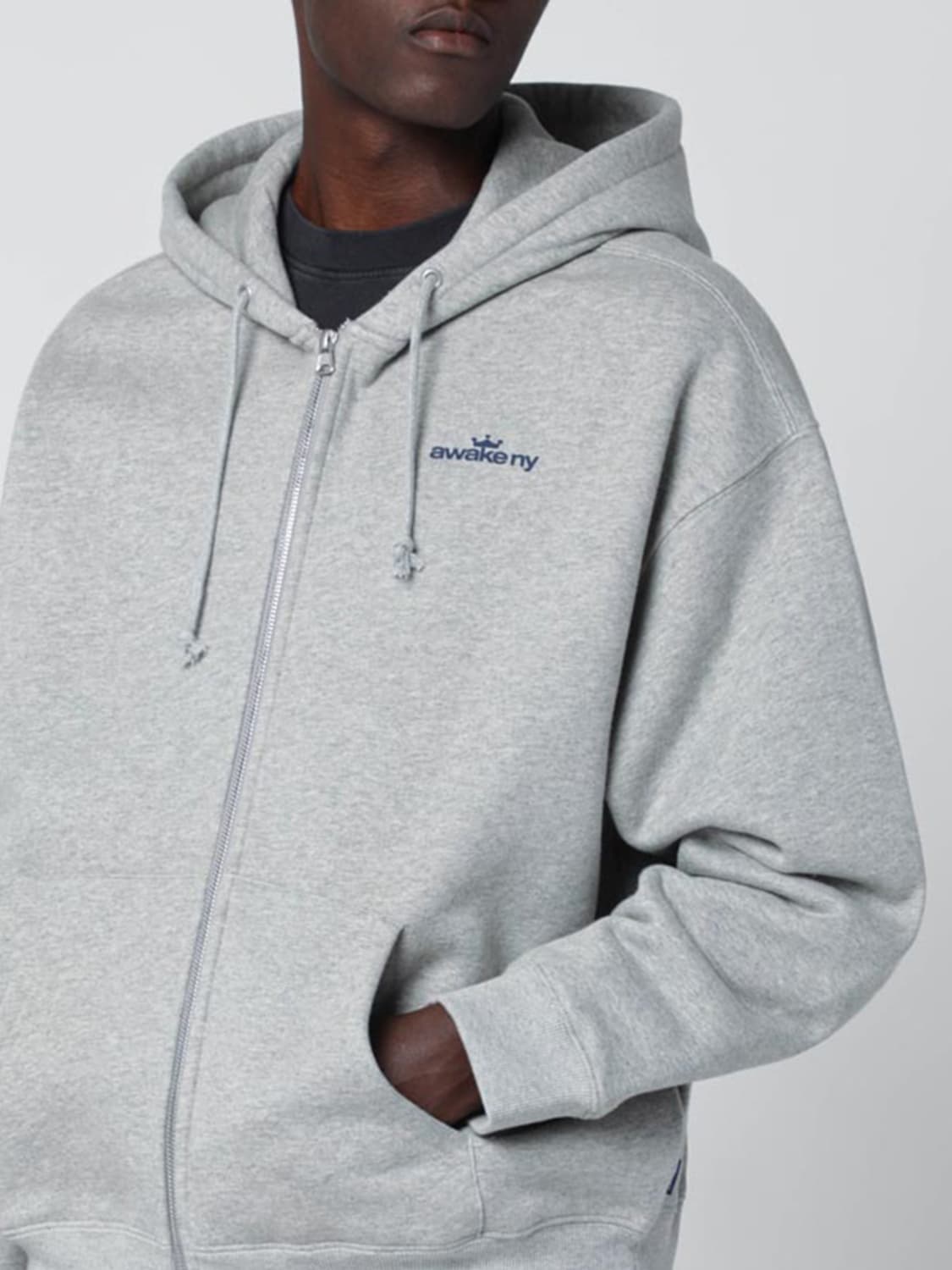 AWAKE NY SUDADERA: Sudadera hombre Awake Ny, Gris - Img 4