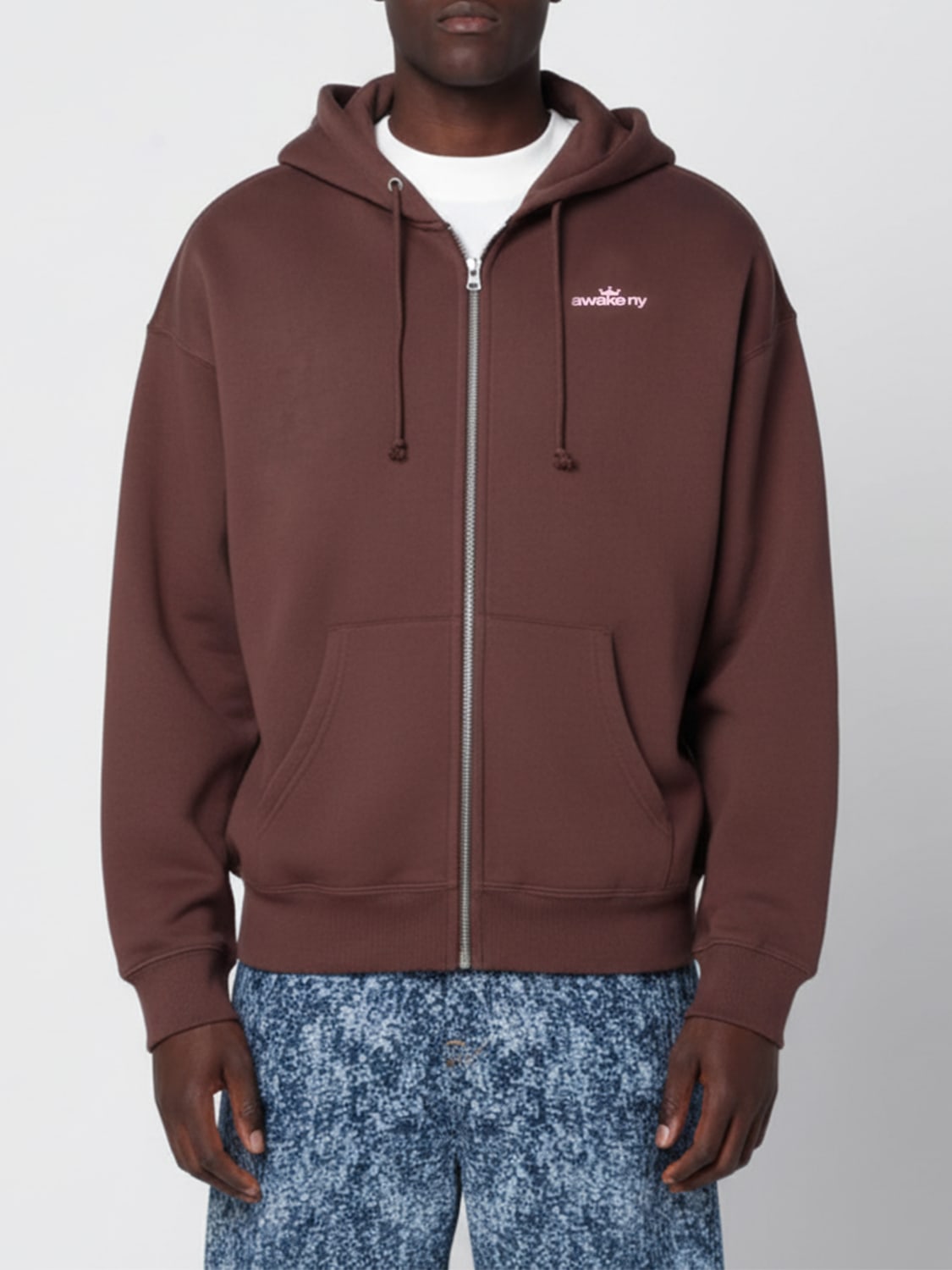 AWAKE NY SWEATSHIRT: Sweatshirt homme Awake Ny, Marron - Img 1