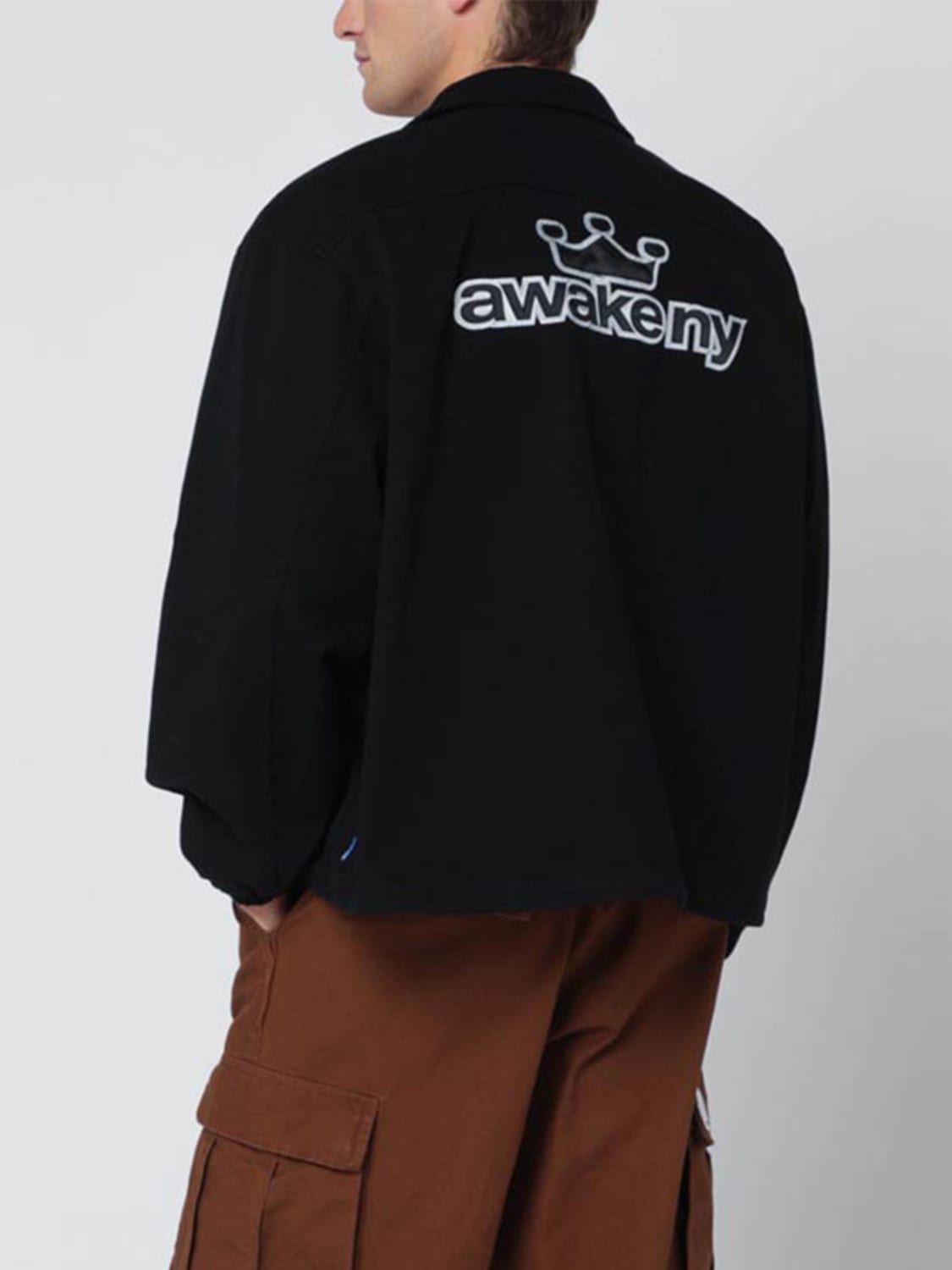 AWAKE NY JACKET: Shirt men Awake Ny, Black - Img 3