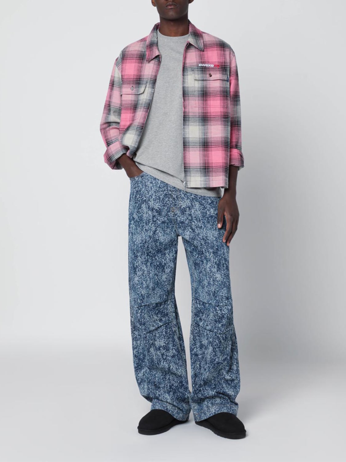 AWAKE NY T-SHIRT: T-shirt men Awake Ny, Grey - Img 2